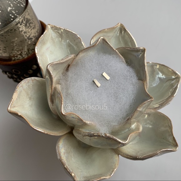 🆕Minimalist Bar Studs gold -rose gold- silver - Picture 7 of 8